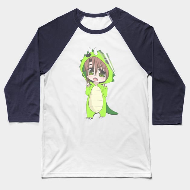 Kids Dragon Baseball T-Shirt by tusantrey